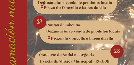 Programación Nadal 25 - 26 Concello de A Veiga